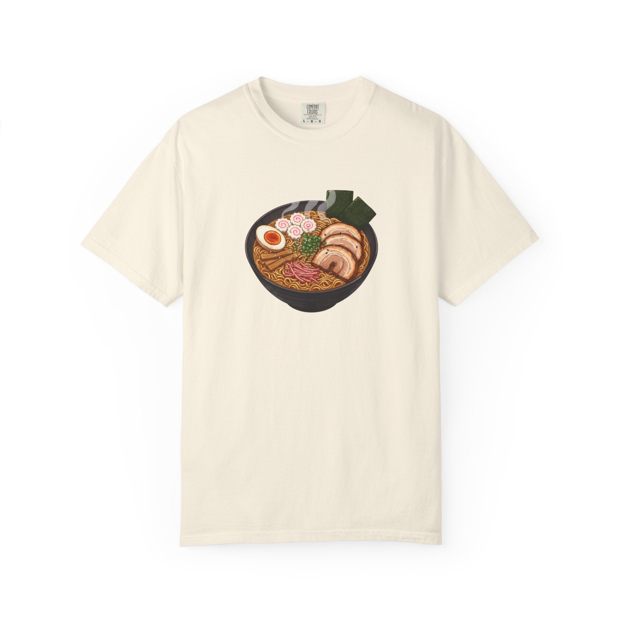 Ramen Bowl Illustration T-shirt | Cute Noodle Soup Graphic