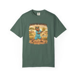 Smash the Savannah Capybara Pickleballer T-Shirt | Animal Sports Graphic Tee