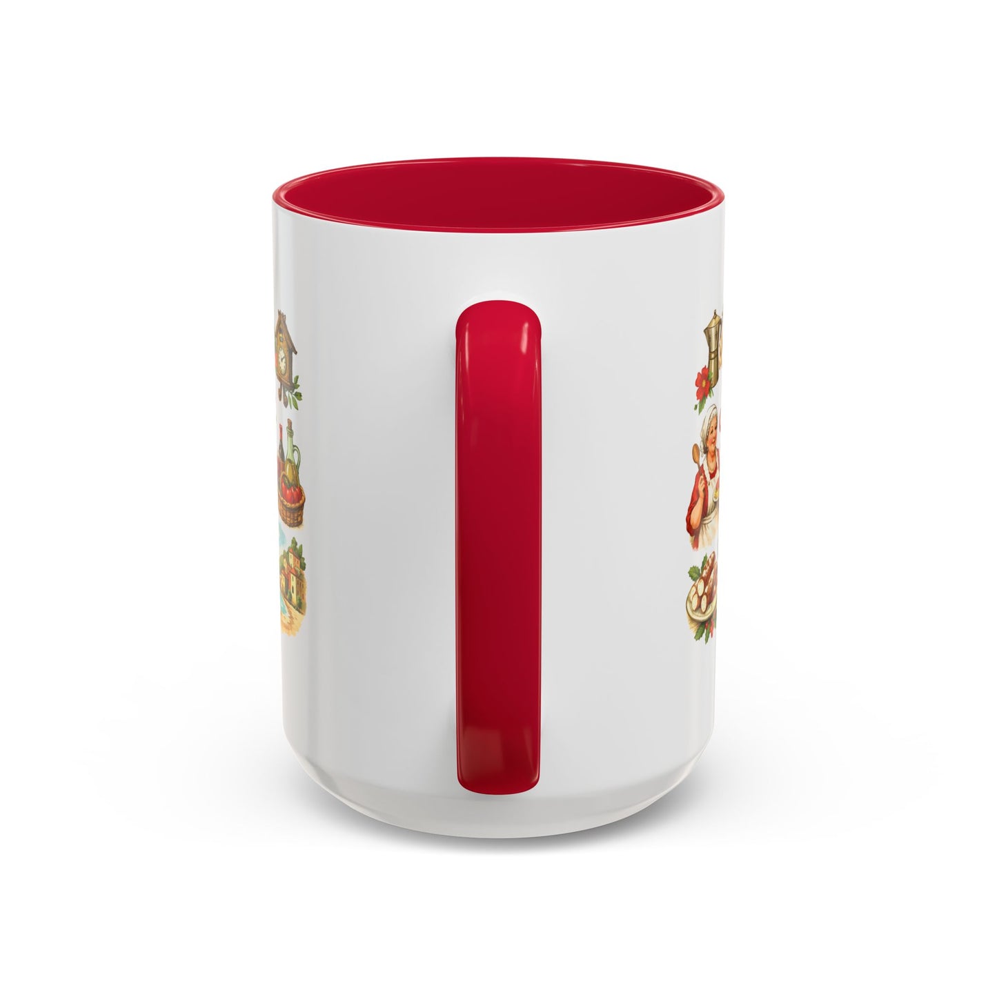 Nonna Holiday mug | Italian grandma kitchen design, vintage food icons