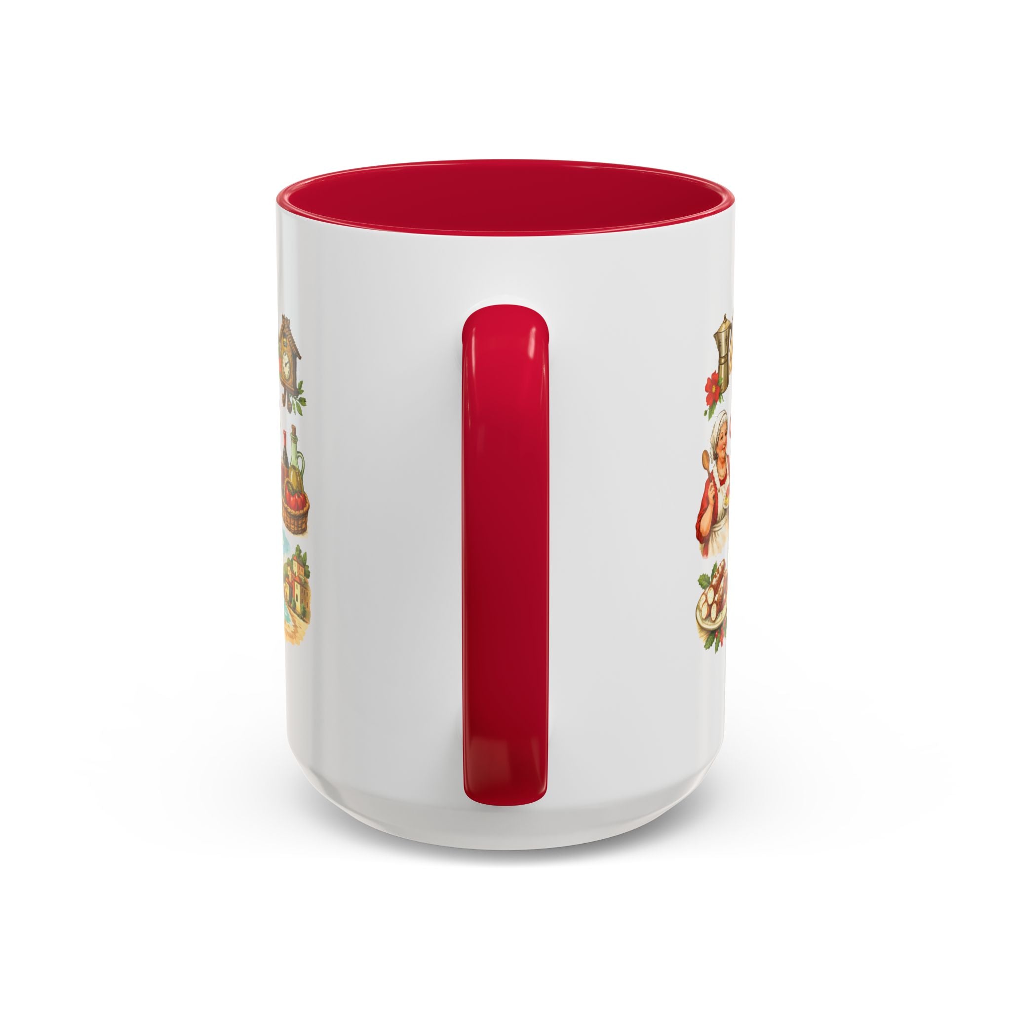 Nonna Holiday mug | Italian grandma kitchen design, vintage food icons