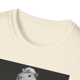 Capybara Blonde. Dress Pose T-Shirt | Retro Black & White Illustration