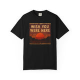 Wish You Were Here Sunset T-shirt | Vintage Sunset Graphic