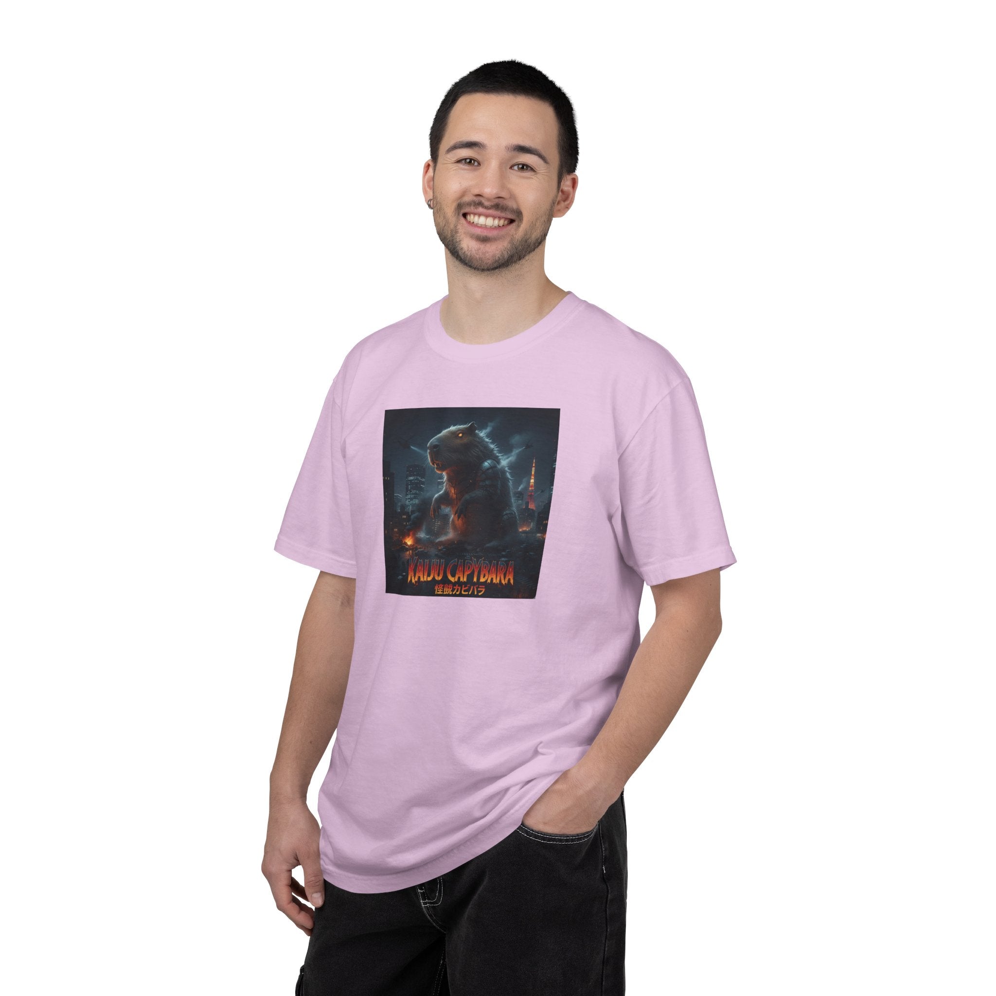 Kaiju Capybara T-shirt | Giant Monster Rodent Graphic Tee