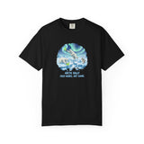 Arctic Rally Polar Bears Playing Pickleball T-Shirt | Northern Lights Illustration