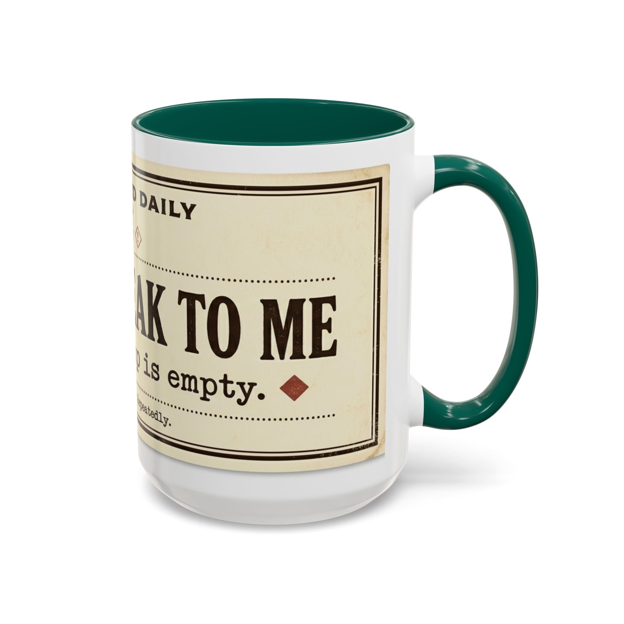 Do Not Speak To Me Mug | Prescription Coffee Mug, Funny Morning Quote