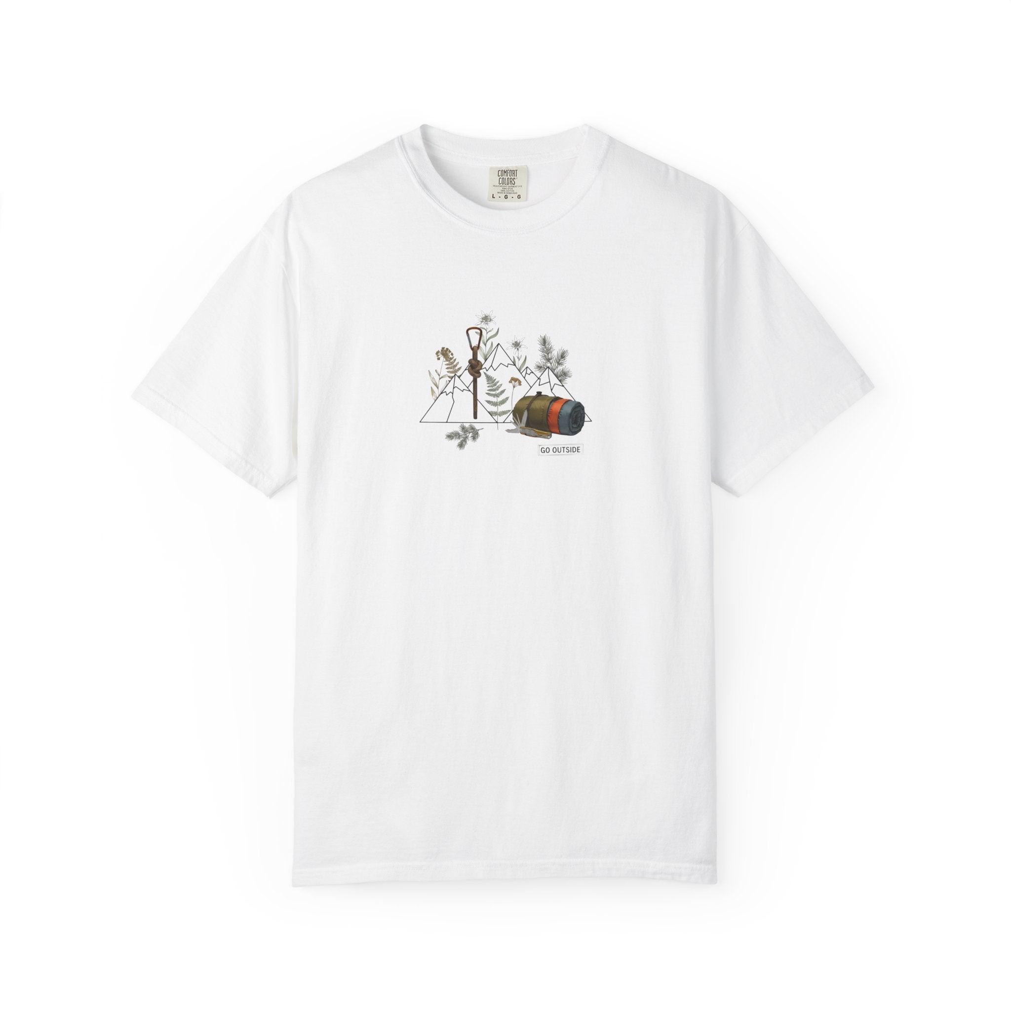 Mountains Camping Outdoors Tee | Adventure Gear Graphic T-Shirt