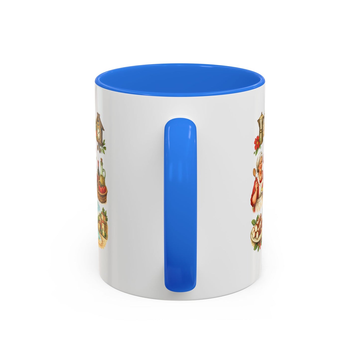 Nonna Holiday mug | Italian grandma kitchen design, vintage food icons