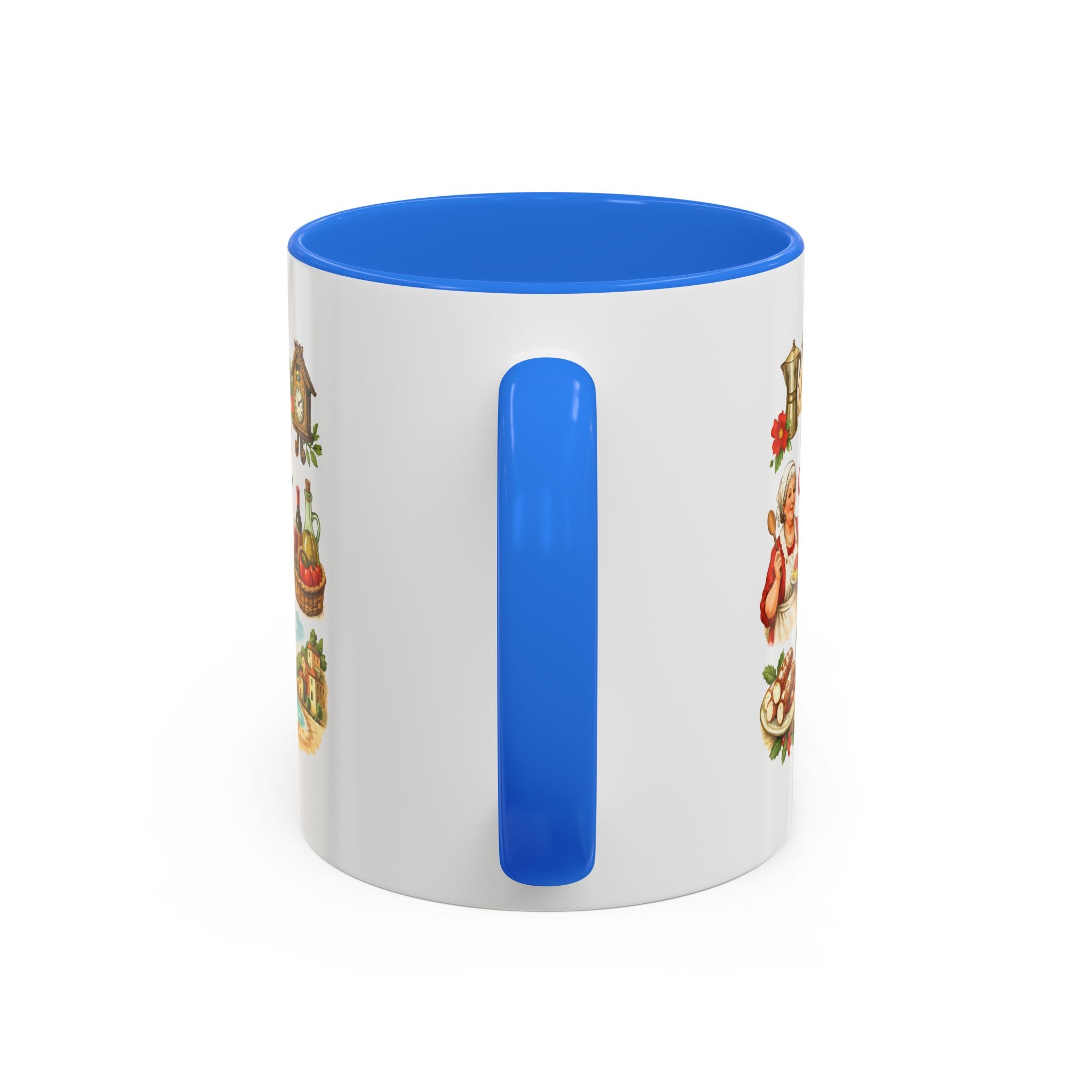Nonna Holiday mug | Italian grandma kitchen design, vintage food icons