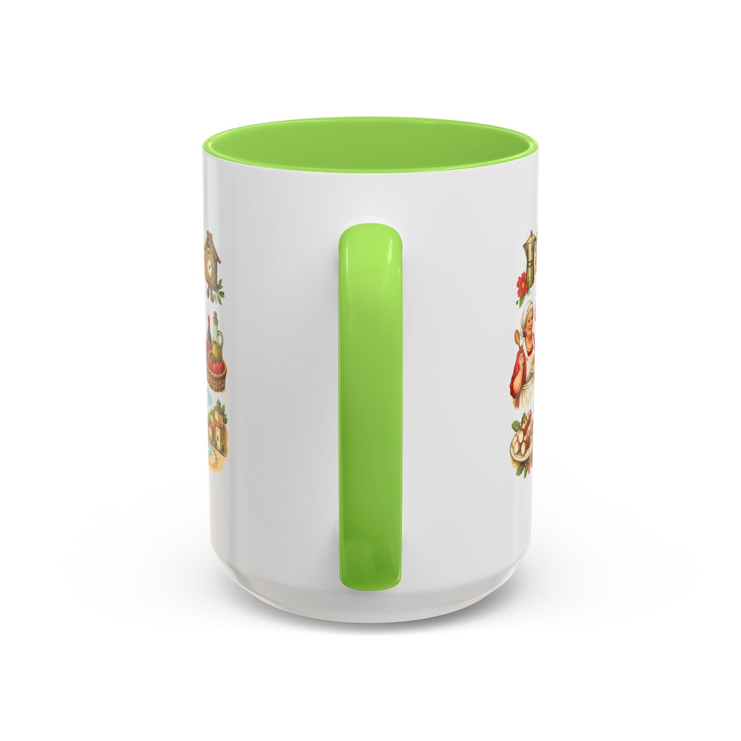 Nonna Holiday mug | Italian grandma kitchen design, vintage food icons