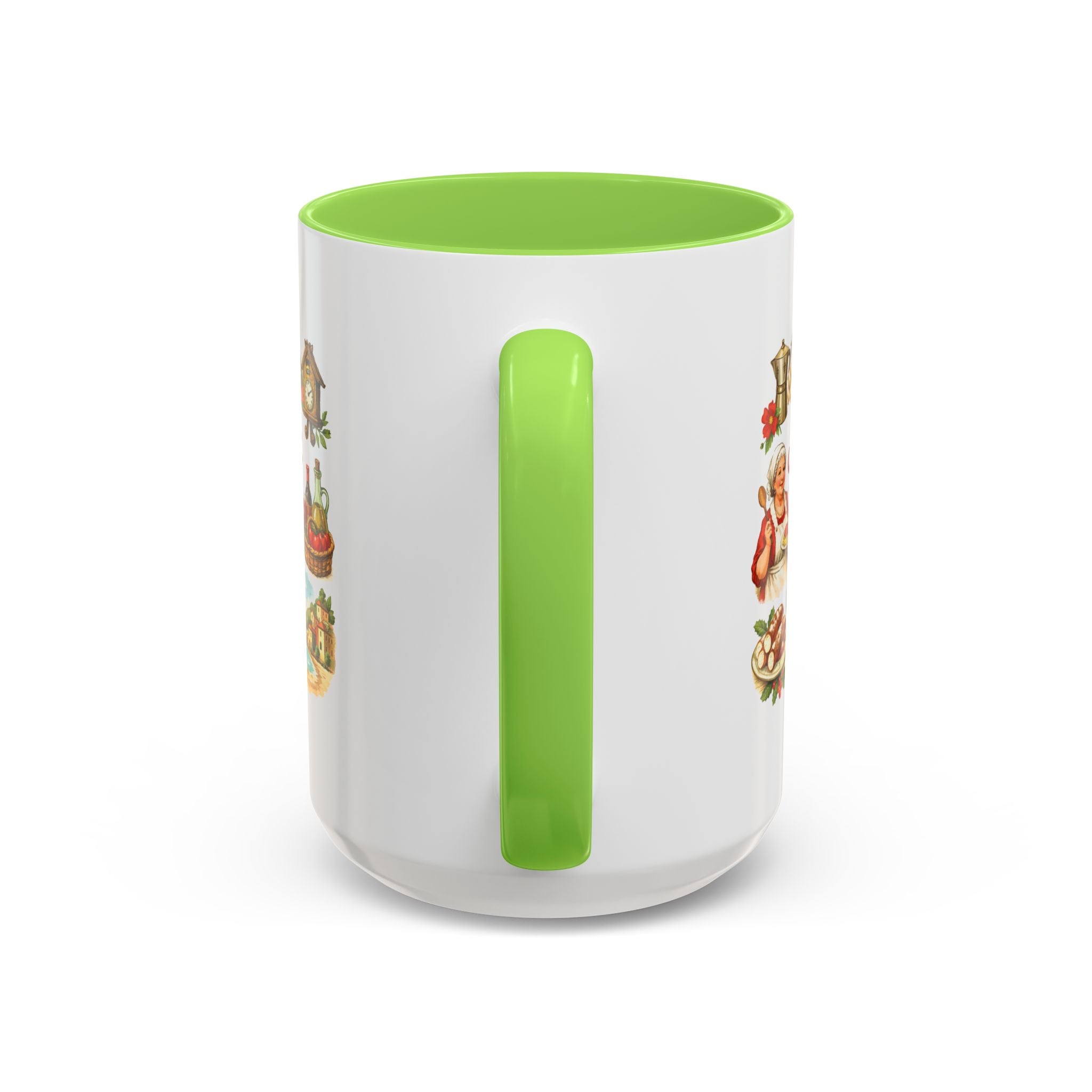 Nonna Holiday mug | Italian grandma kitchen design, vintage food icons