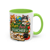 Purr-fect Teacher Mug | Cat Classroom Design, 11oz or 15oz