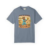 Smash the Savannah Capybara Pickleballer T-Shirt | Animal Sports Graphic Tee
