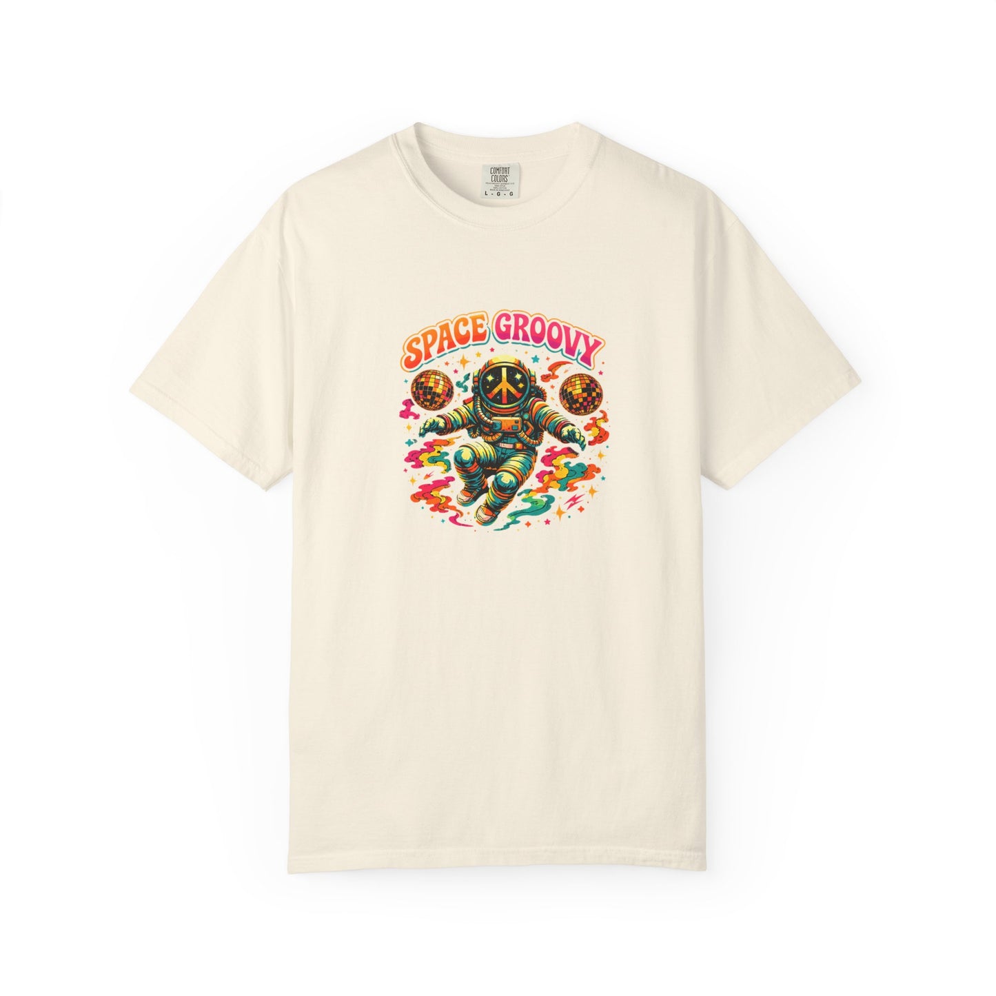 Space Groovy Astronaut T-shirt | Retro Psychedelic Space Art