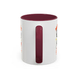Morning Coffee Mug | Retro Cartoon Coffee Cup, Colorful Ceramic