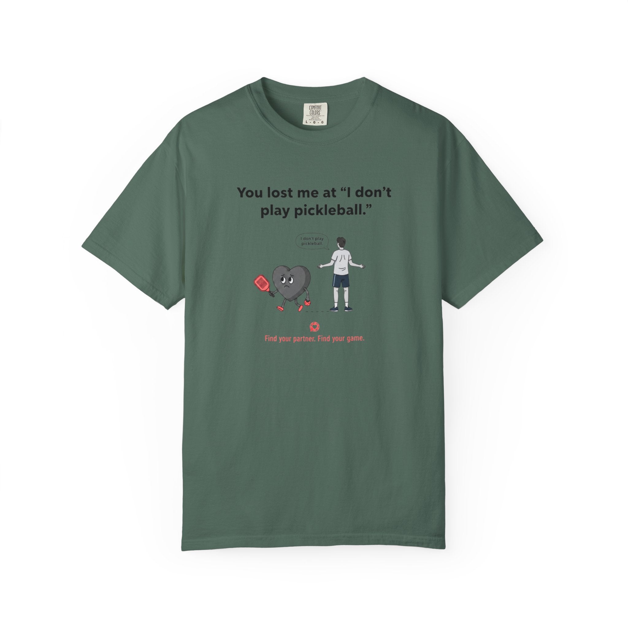 I Don't Play Pickleball Unisex Garment-Dyed T-shirt