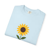 Sunflower Graphic T-shirt | Minimal Floral Tee