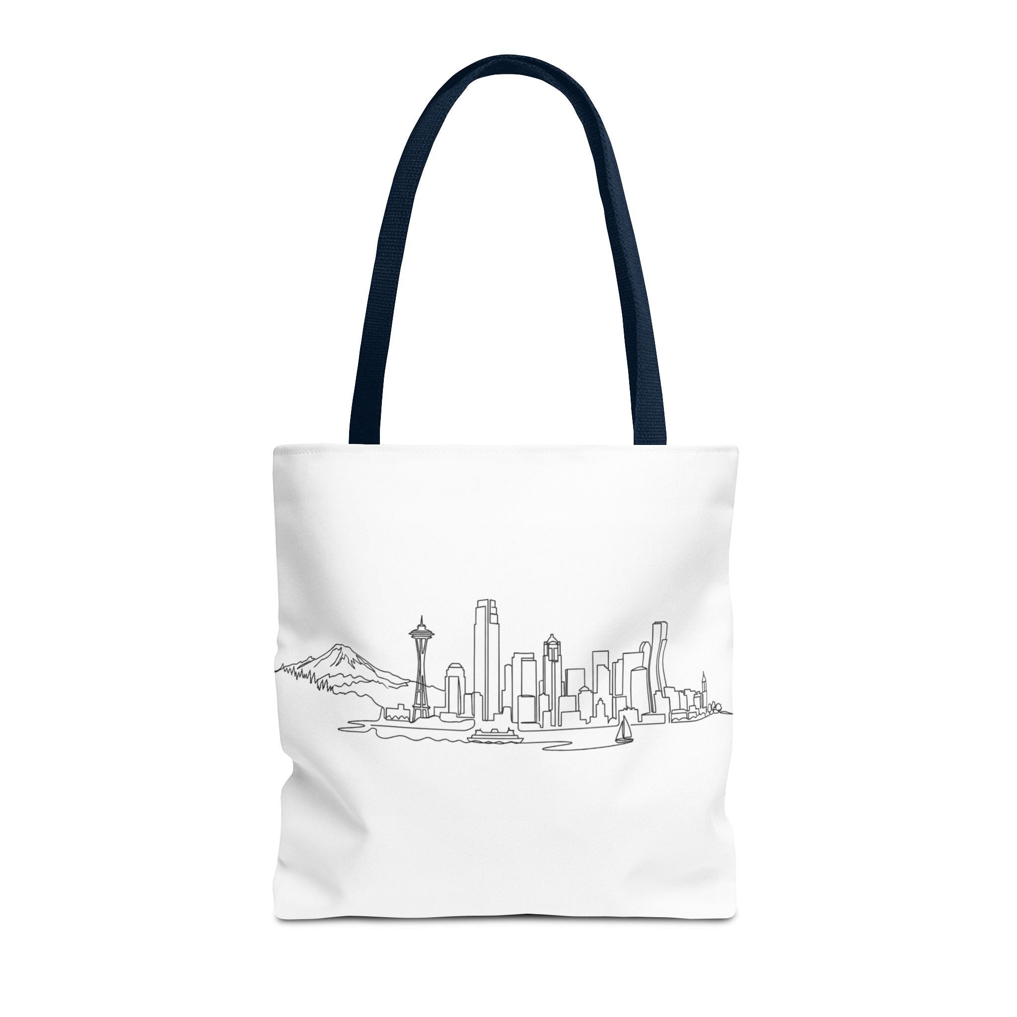 Seattle Emerald City Line Art Tote