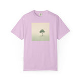 Solitary Tree Minimalist Artwork T-Shirt | Nature Square Print