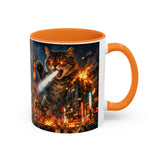 Catzilla Tokyo Cityscape Mug | Color Interior 11oz 15oz