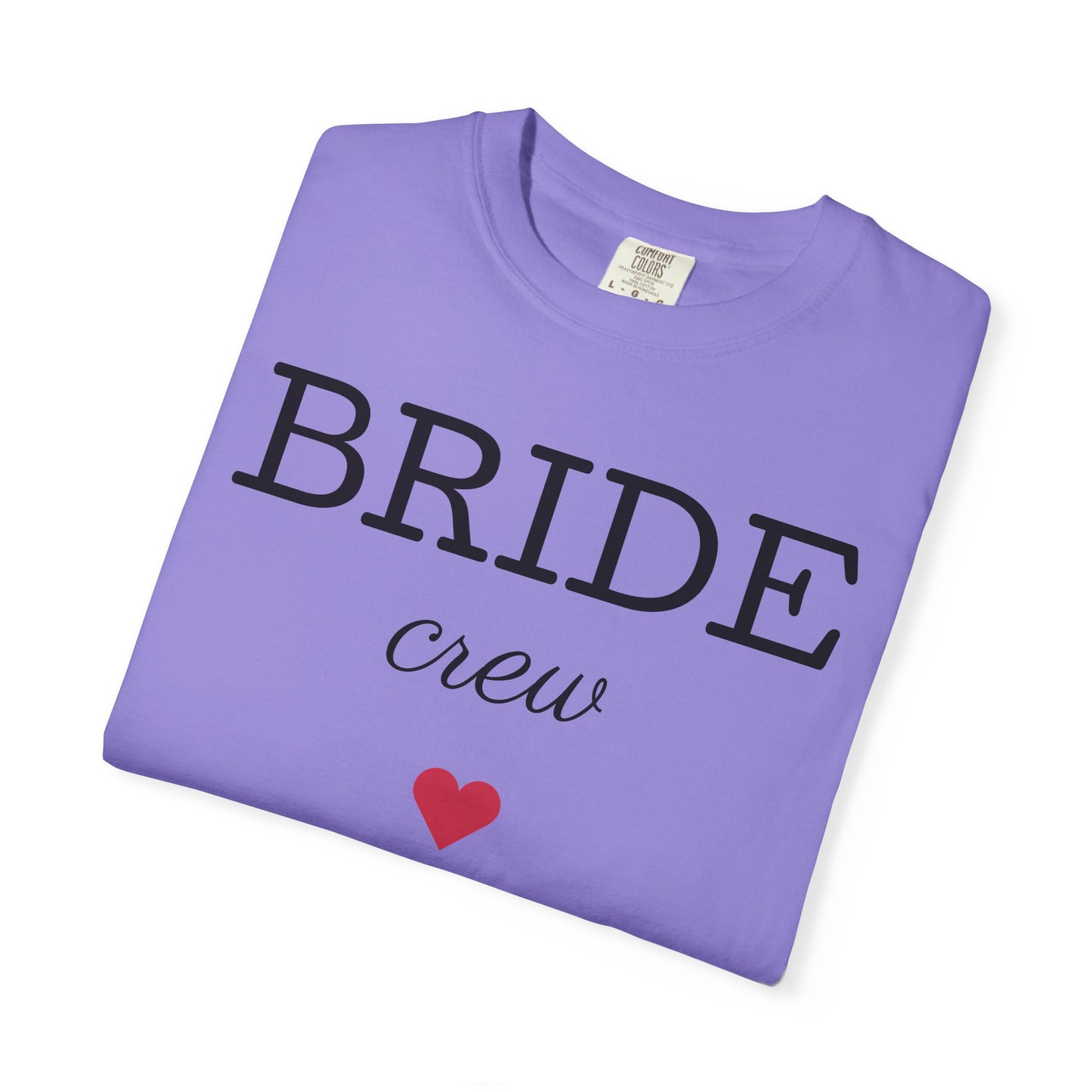 Bride Crew T-Shirt | Bachelorette Party Tee, Heart Bridesmaid Shirt