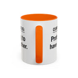 Current Status: Pretending to Have It Together mug | Accent Coffee Mug