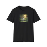 Slow Living Sloth Golfer T-Shirt | Zen Sportswear Tropical Golf Silas