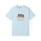 Beagle Pickleball Classroom Cartoon T-shirt | Dog Teacher Paw School Design