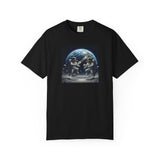 Gator Lunar Pickleball  T-shirt | Earth Background, Spacewalk Illustration