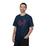 No Pickleball Today T-shirt | Funny Pickleball Saying, Pink Stick Figure Design