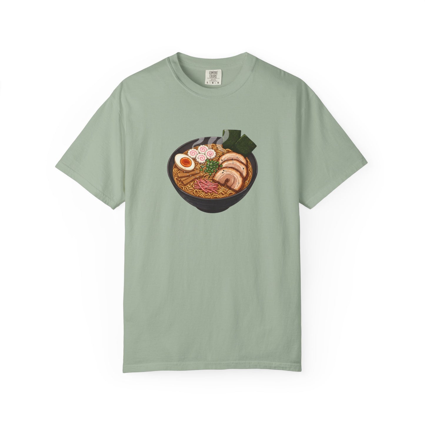 Ramen Bowl Illustration T-shirt | Cute Noodle Soup Graphic