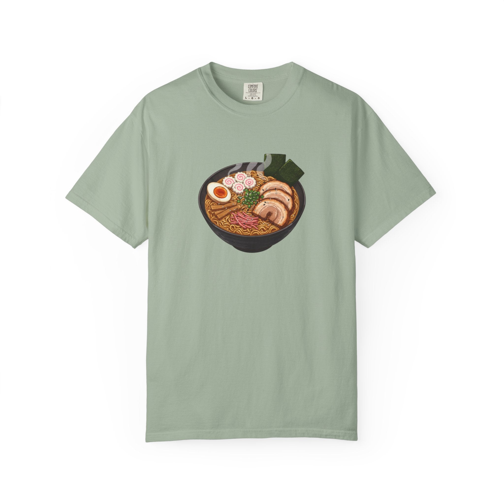 Ramen Bowl Illustration T-shirt | Cute Noodle Soup Graphic