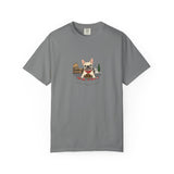 French Bulldog Chef T-shirt | Cute Dog Cooking Illustration, Bistro Theme