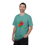 Tropical Hibiscus Floral Tee | Monstera Leaves, Bird of Paradise