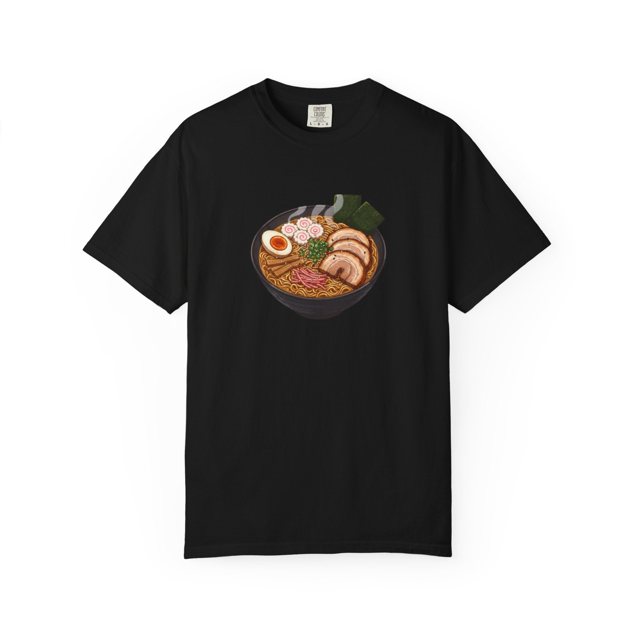 Ramen Bowl Illustration T-shirt | Cute Noodle Soup Graphic