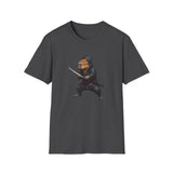 Stealthy Capybara Warrior T-Shirt | Zen Assassin Tactical Capy