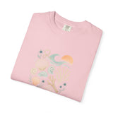 Coastal Seashells and Coral T-Shirt | Beach Wave Sunset Art