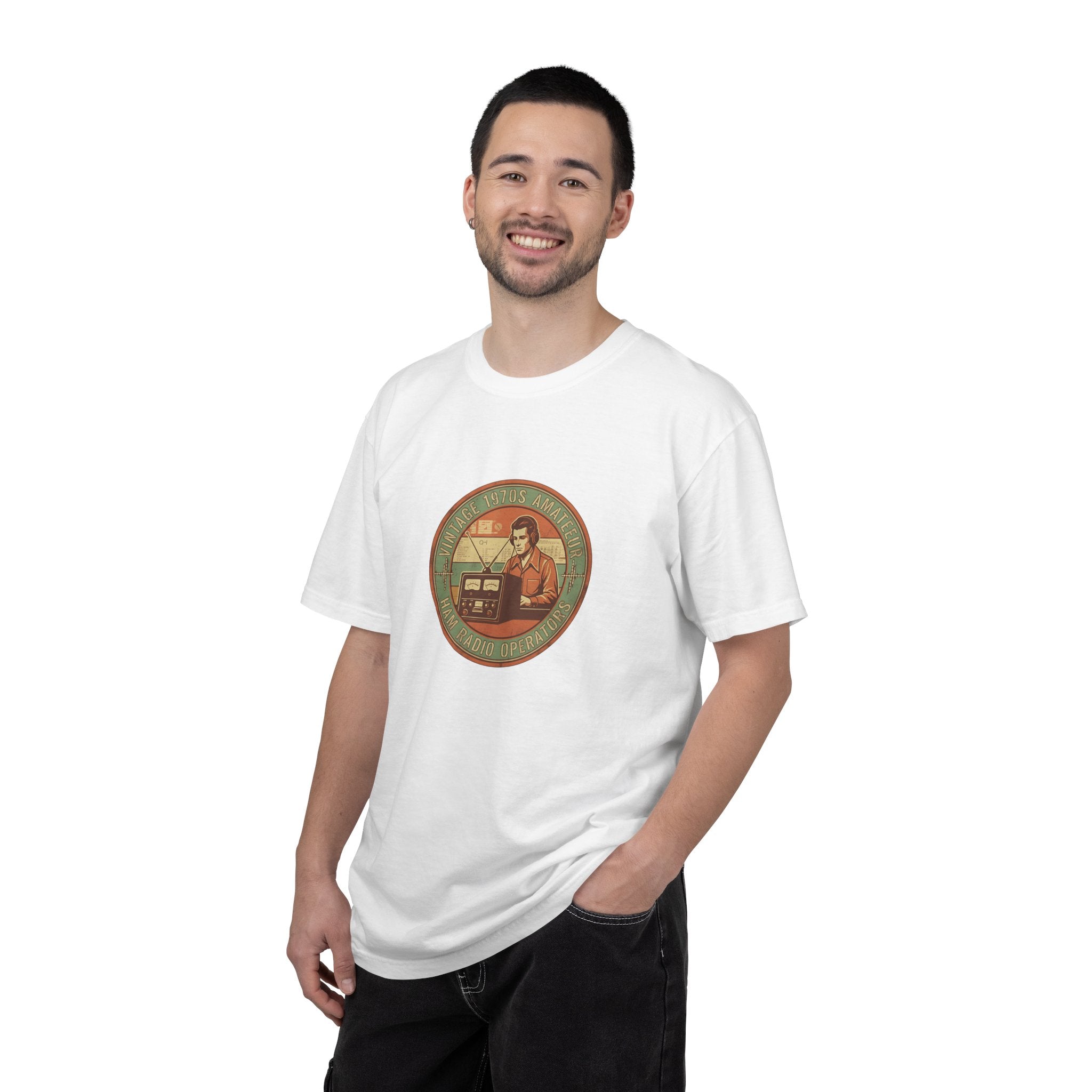 70s Retro Radio Ham T-shirt | Vintage Ham Radio Design