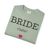 Bride Crew T-Shirt | Bachelorette Party Tee, Heart Bridesmaid Shirt