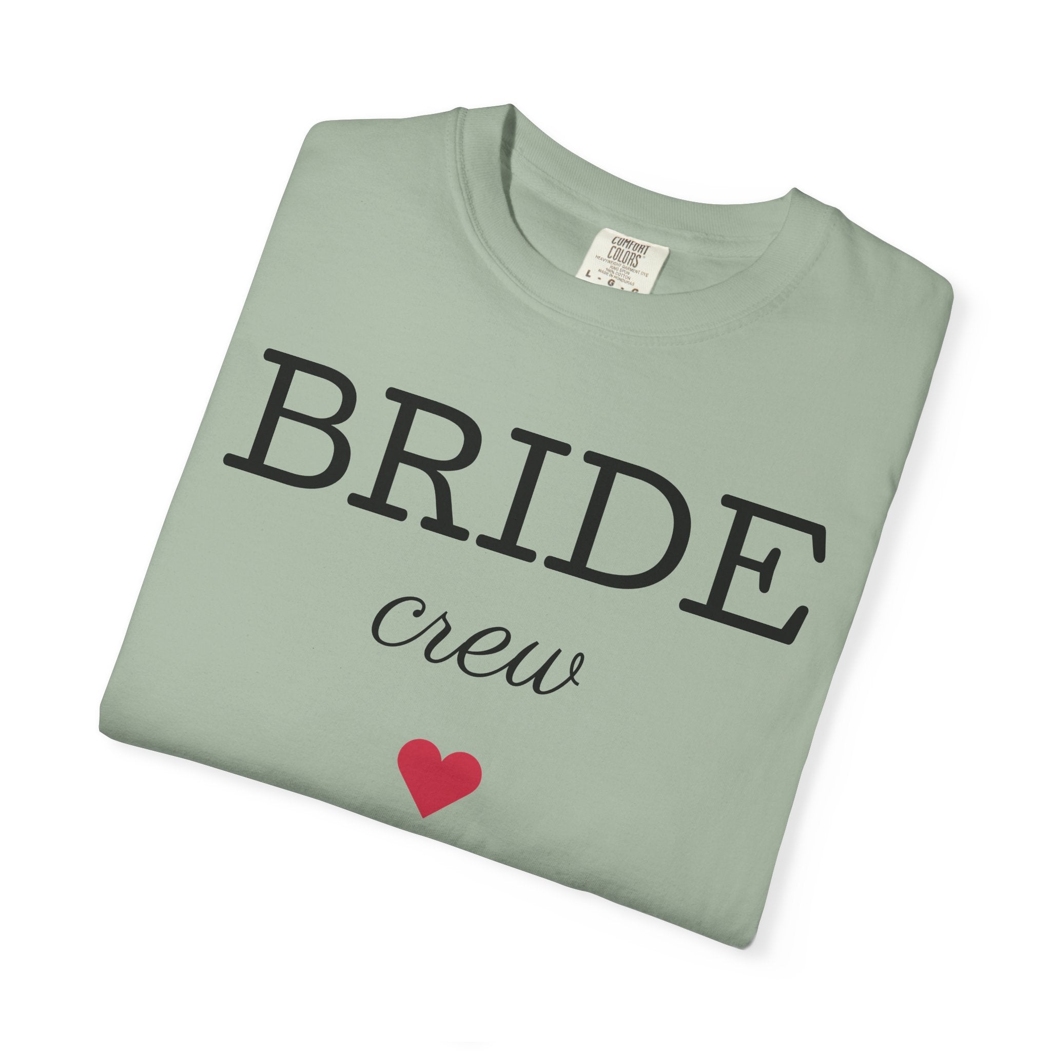 Bride Crew T-Shirt | Bachelorette Party Tee, Heart Bridesmaid Shirt