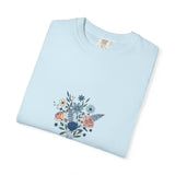 Wildflower Bouquet T-Shirt | Centered Floral Illustration, Daisies & Roses