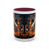 Catzilla Tokyo Cityscape Mug | Color Interior 11oz 15oz