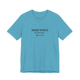 Inner Peace Pending Approval T-Shirt | Minimal Text Tee, White Crewneck