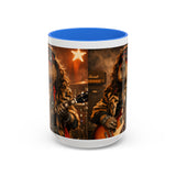 Rockstar Capybara with Guitar Mug | Color Accent Coffee Cup 11oz 15oz