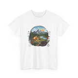 Mountain Camping Adventure T-Shirt | Outdoor Nature Hiking Tee | Wilderness Tent Graphic Shirt | Gift for Hiker Camper |