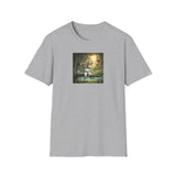 Slow Living Sloth Golfer T-Shirt | Zen Sportswear Tropical Golf Silas
