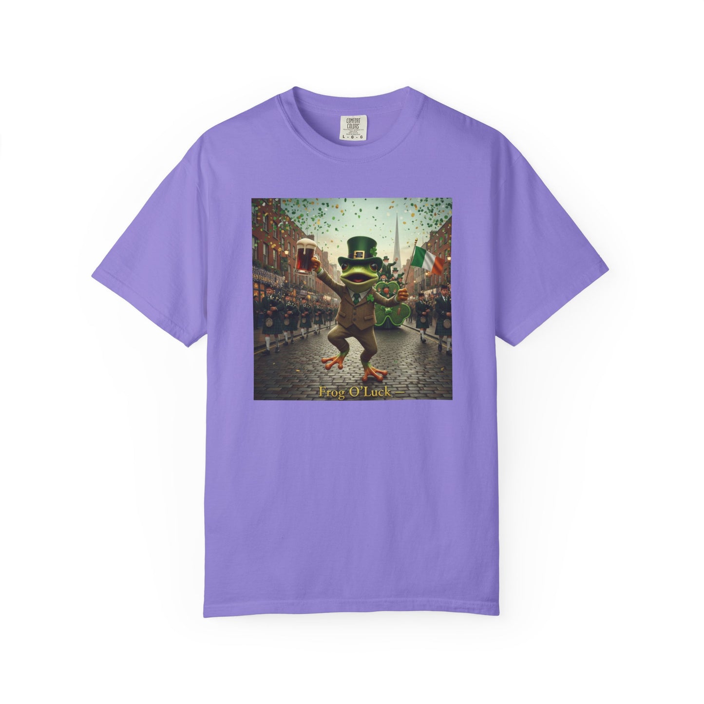 Irish Frog Unisex Garment-Dyed T-shirt
