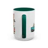 1950s Diner Scene Mug | Retro Car Hop Coffee Cup