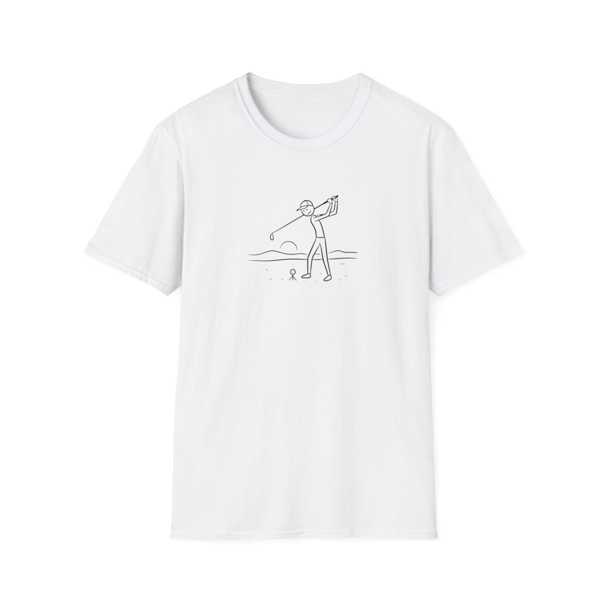 Timmy "The Wind-Stopper" McPar Stickman Golf Tee | T-Shirt
