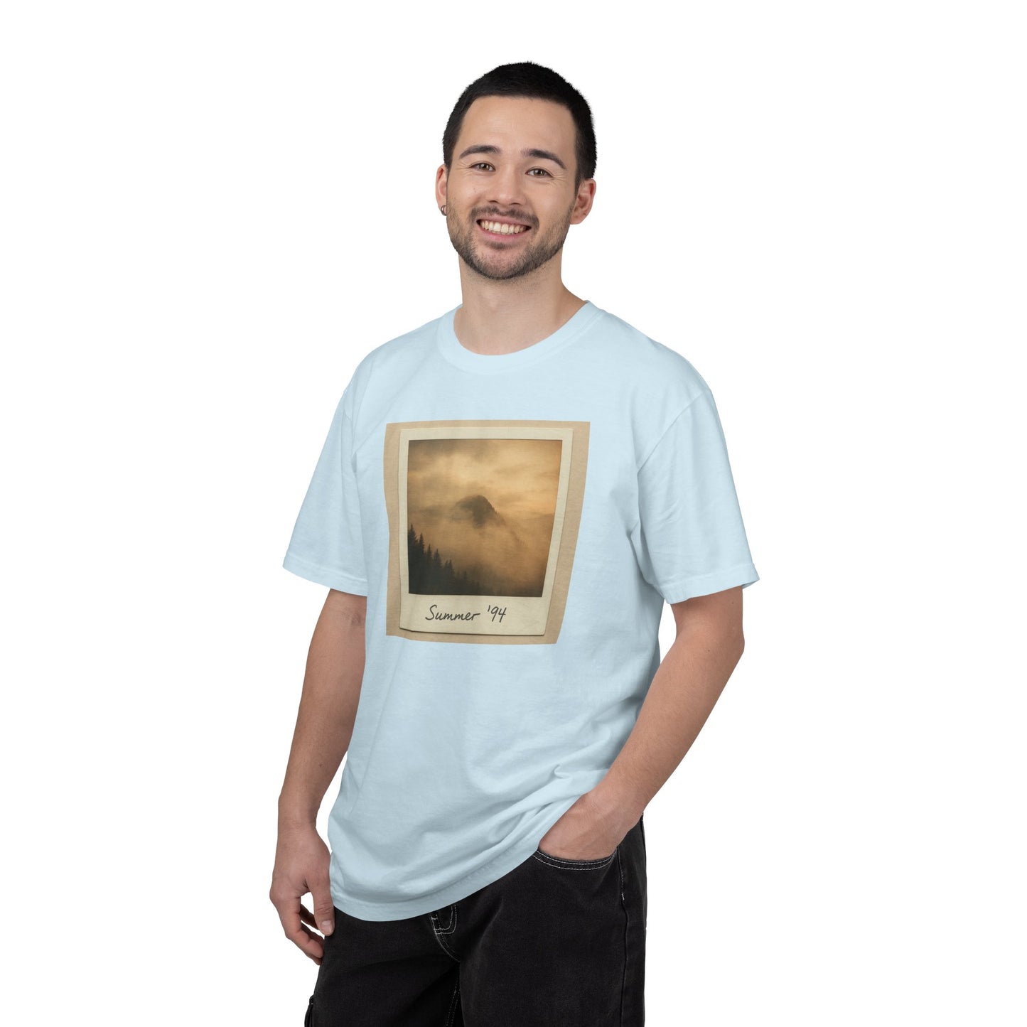 Vintage Polaroid Mountain Photo T-Shirt | Summer '94