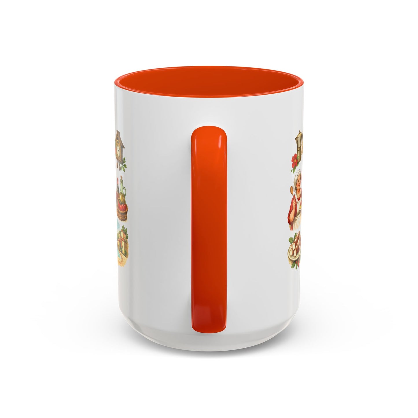 Nonna Holiday mug | Italian grandma kitchen design, vintage food icons